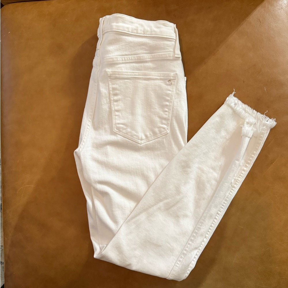 Madewell white jeans
